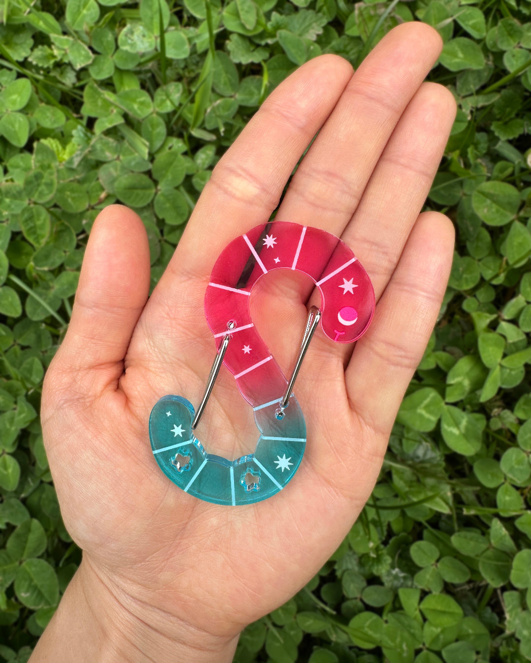 [PREORDER] Pink & Blue Gummy Wormbiner
