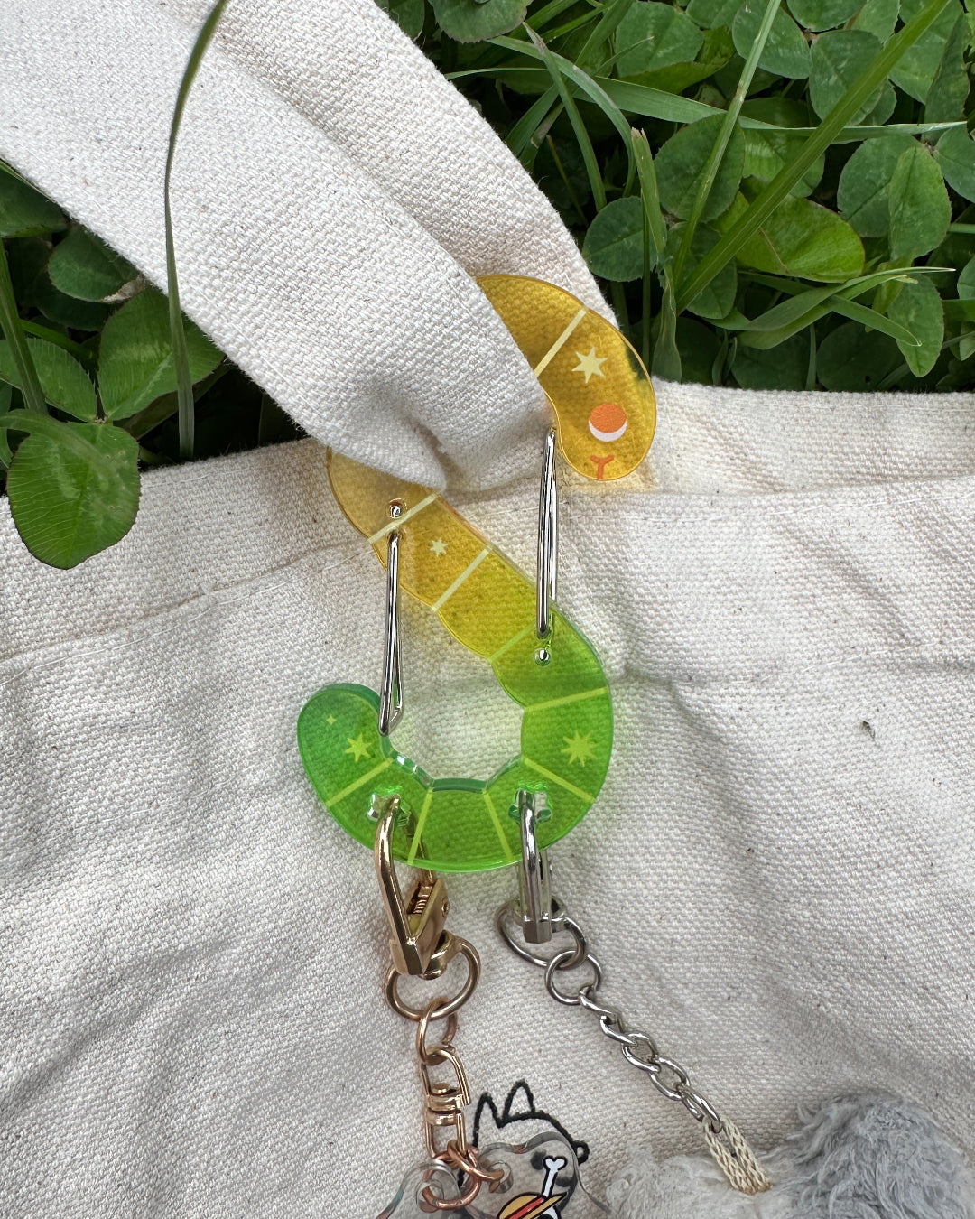 [PREORDER] Yellow & Green Gummy Wormbiner