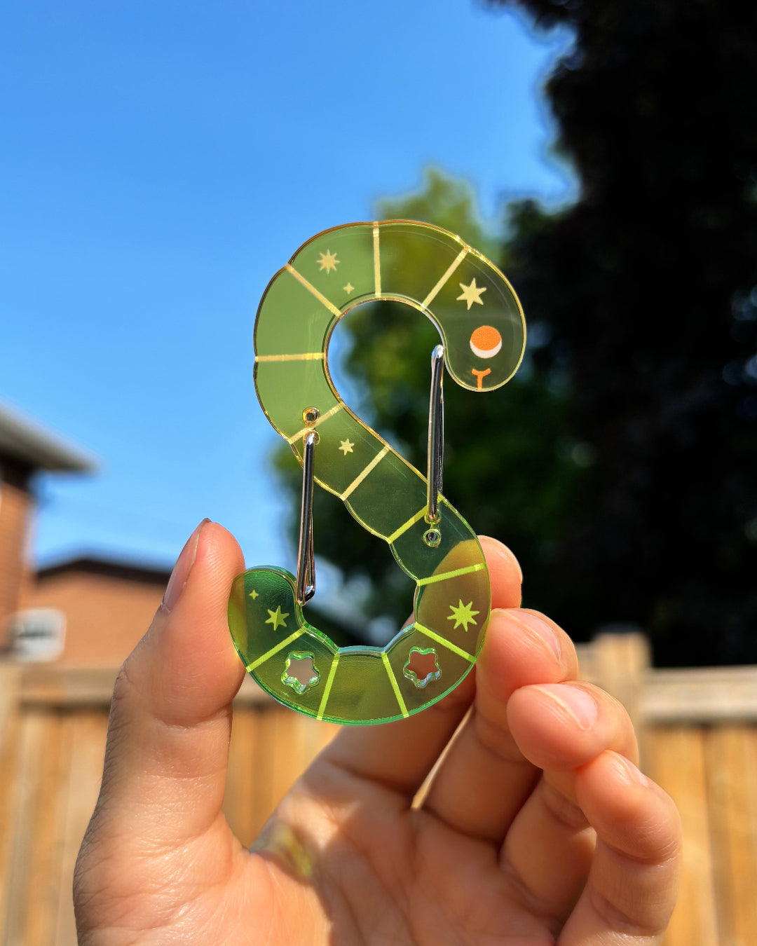 [PREORDER] Yellow & Green Gummy Wormbiner