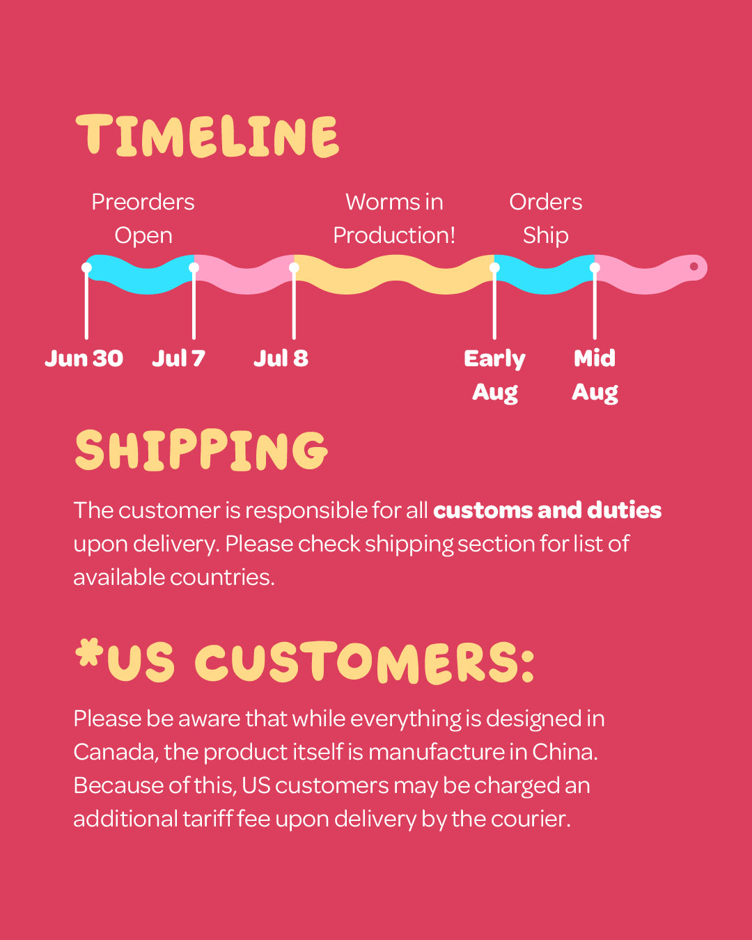 [PREORDER] Pink & Blue Gummy Wormbiner